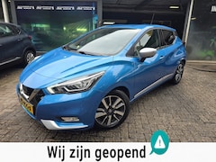 Nissan Micra - 0.9 IG-T Tekna | 1E EIGENAAR | 3/6 OF 12 MND GARANTIE | LEDER | CAMERA | NAVI | NIEUWE APK