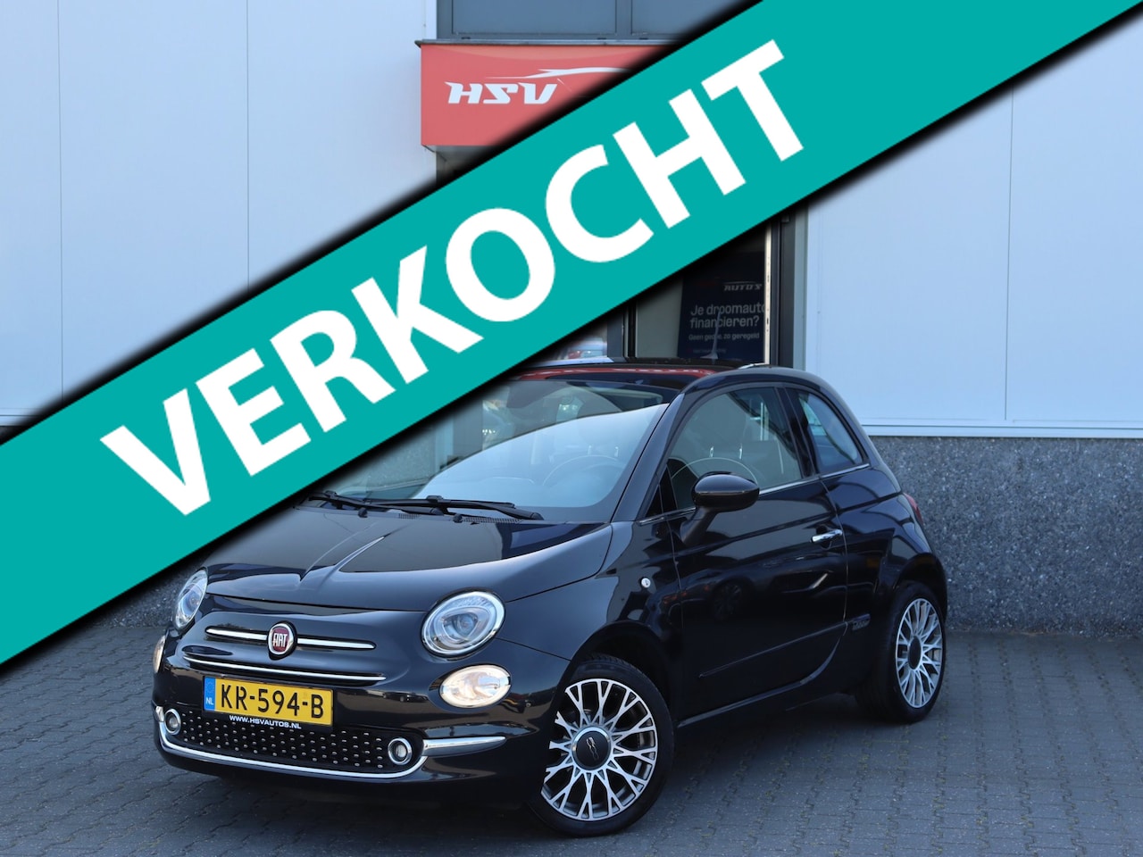 Fiat 500 - 1.2 Lounge navi LM airco org NL - AutoWereld.nl