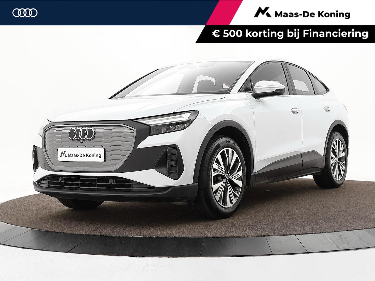 Audi Q4 Sportback e-tron - 35 Edition 55 kWh 170pk · SOH 92,4% · Navigatie · Apple/Android Car Play · P-Sensoren · El - AutoWereld.nl