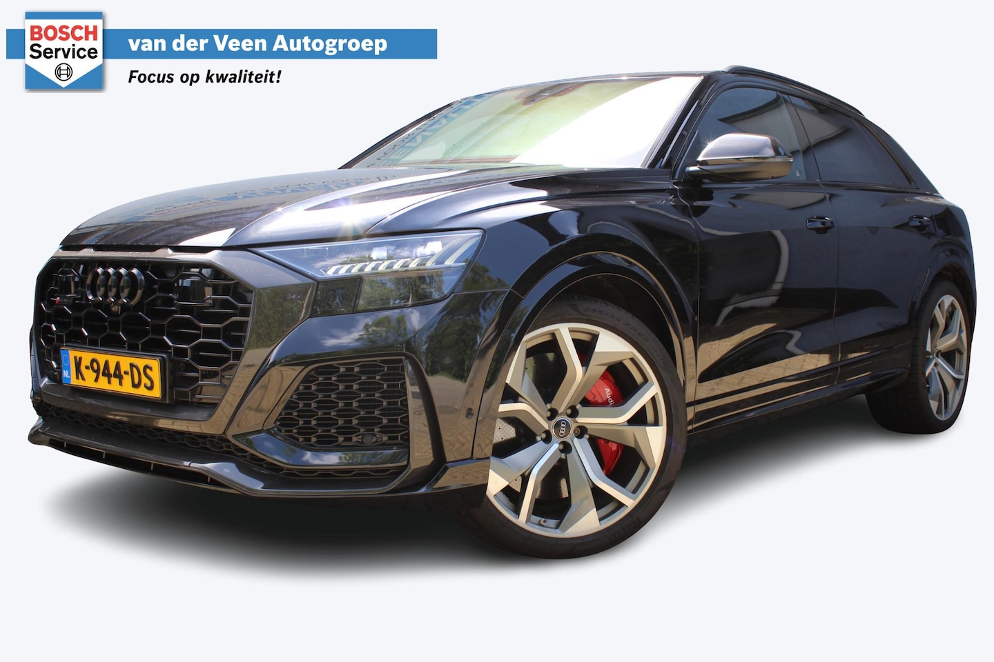 Audi Q8 - 4.0 TFSI RS Q8 quattro 600pk | Keramische remschijven | Alcantara hemel | Luchtvering | Ba - AutoWereld.nl