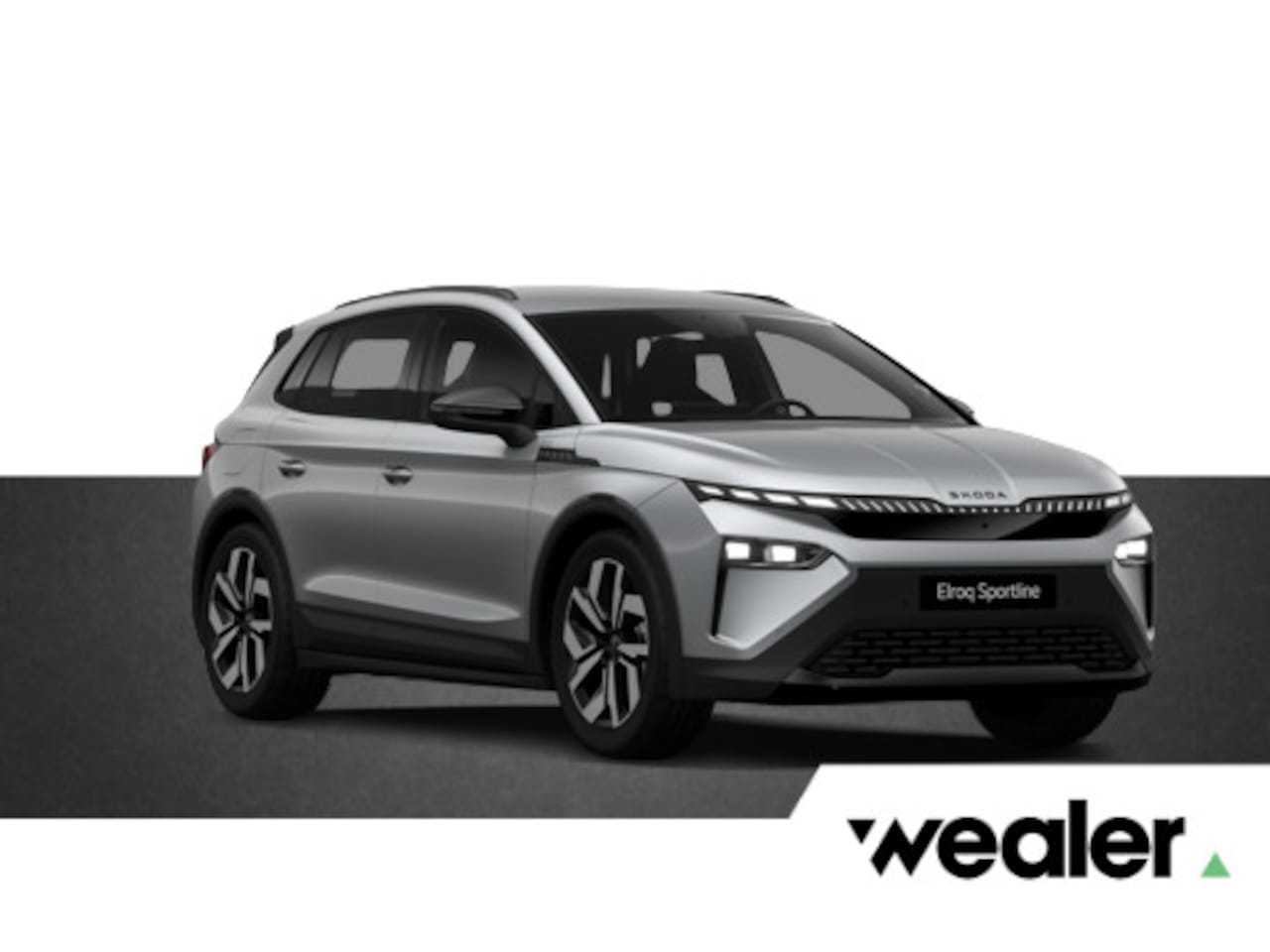 Skoda Elroq - 85 Sportline 286 PK | Trekhaak | Led Matrix | Elektrische achterklep | verlichte grille | - AutoWereld.nl
