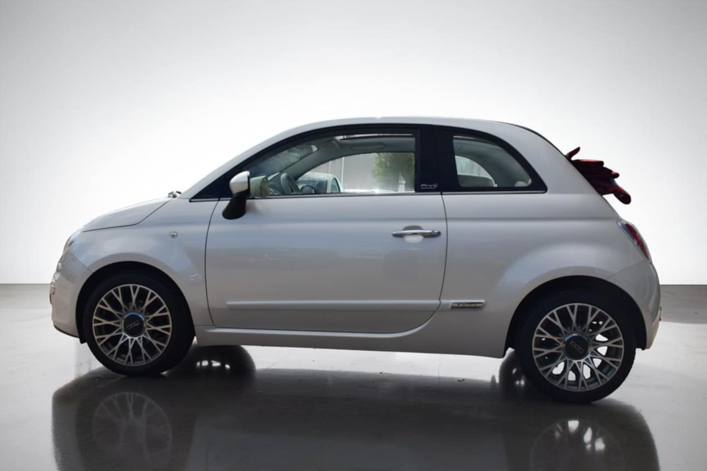 Fiat 500 C - 0.9 TwinAir Lounge 0.9 TwinAir Lounge, Cabrio, Airco, NAP, Lichtmetalen velgen, Half lederen bekleding