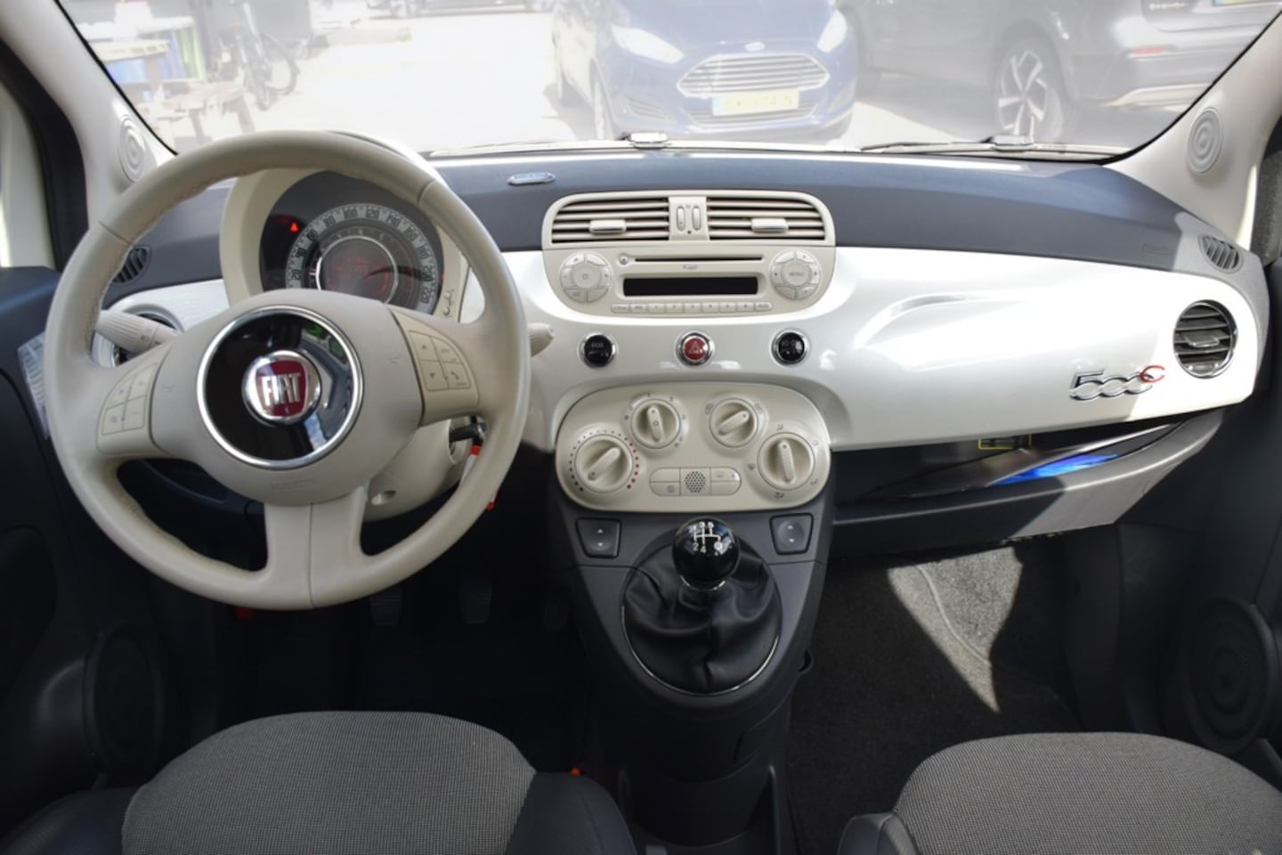 Fiat 500 C - 0.9 TwinAir Lounge 0.9 TwinAir Lounge, Cabrio, Airco, NAP, Lichtmetalen velgen, Half lederen bekleding
