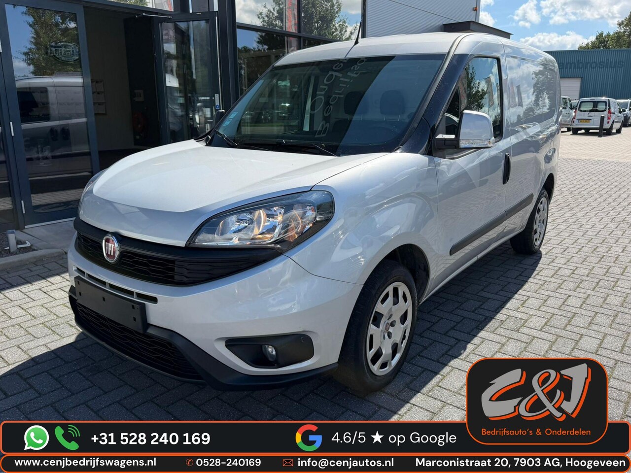 Fiat Doblò Cargo - 1.4 95 Base SWB lichte schade l airco l cruise l benzine l 25dkm l MARGE - AutoWereld.nl