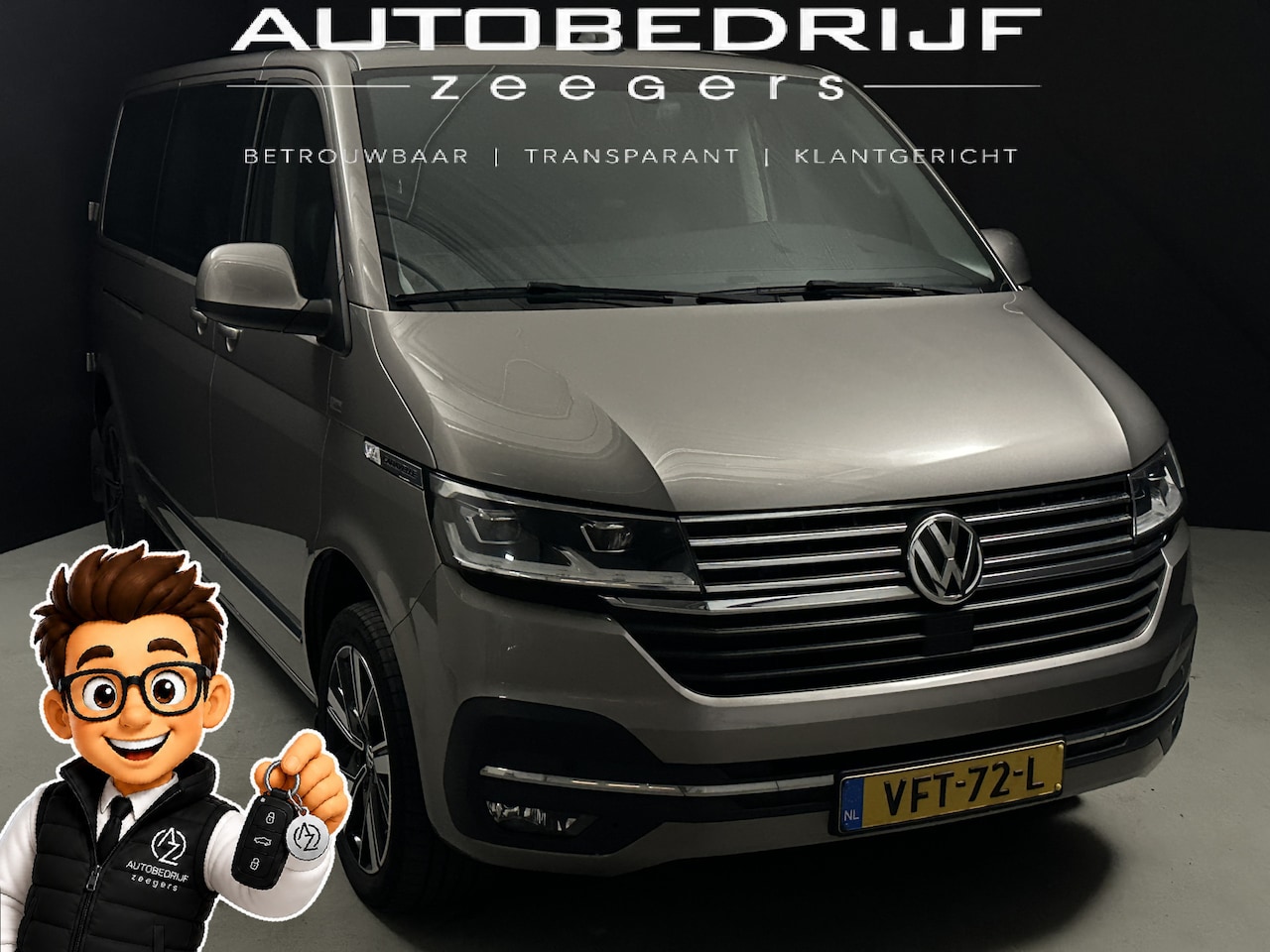 Volkswagen Transporter Caravelle - 2.0 TDI L2H1 DC Trendline Caravelle *Diesel*NAP*Full Options* - AutoWereld.nl