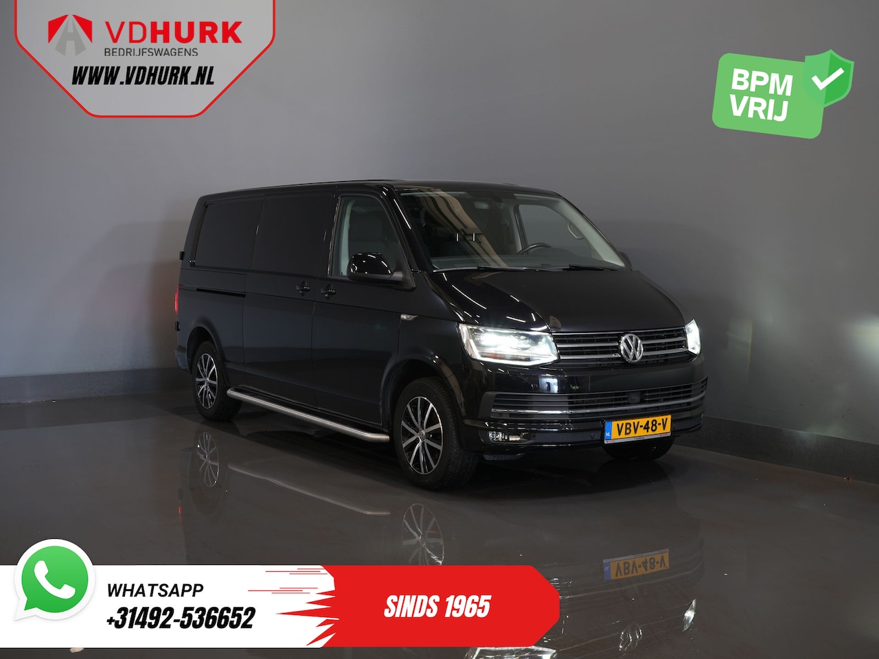 Volkswagen Transporter - 2.0 TDI 150 pk DSG Aut. L2 LED/ Adapt.Cruise/ Alarm III/ 2.5t trekverm./ Carplay/ Navi/ Ca - AutoWereld.nl