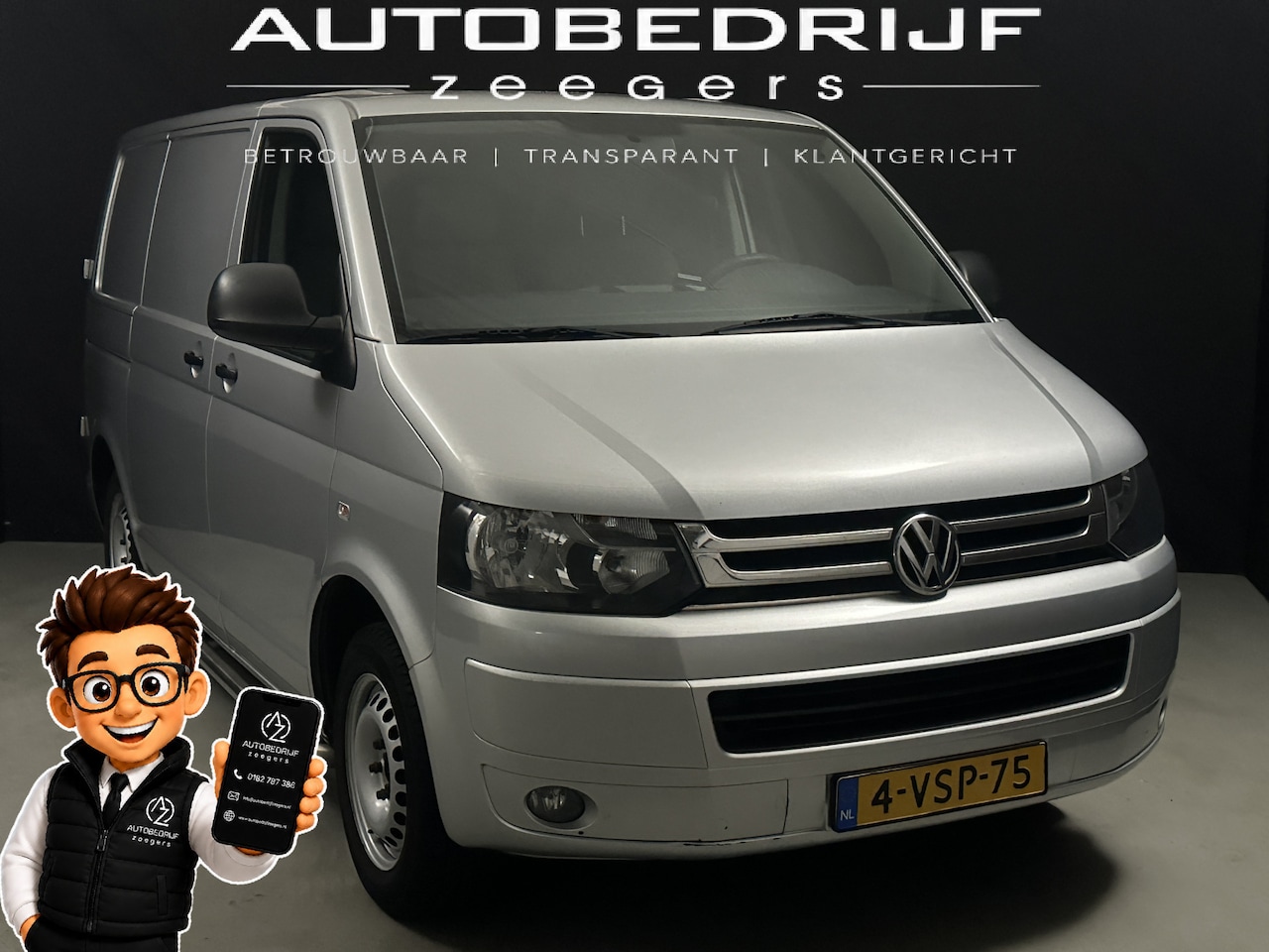 Volkswagen Transporter - 2.0 TDI L1H1 T800 *Bluemotion*AC*Diesel* - AutoWereld.nl