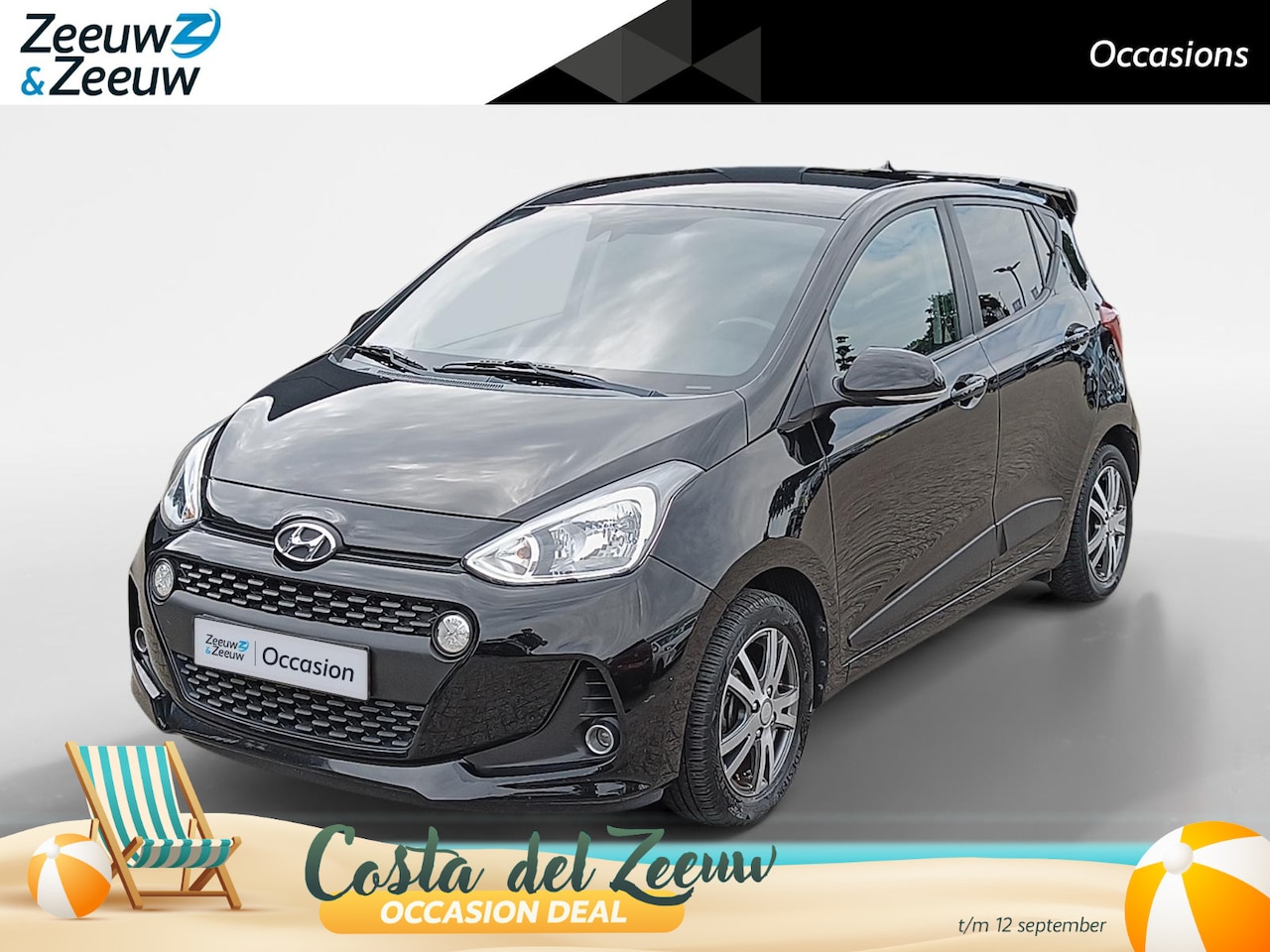 Hyundai i10 - 1.0i i-Premium | Apple Carplay/Android Auto | Voorstoelen verwarmd | Climate control - AutoWereld.nl
