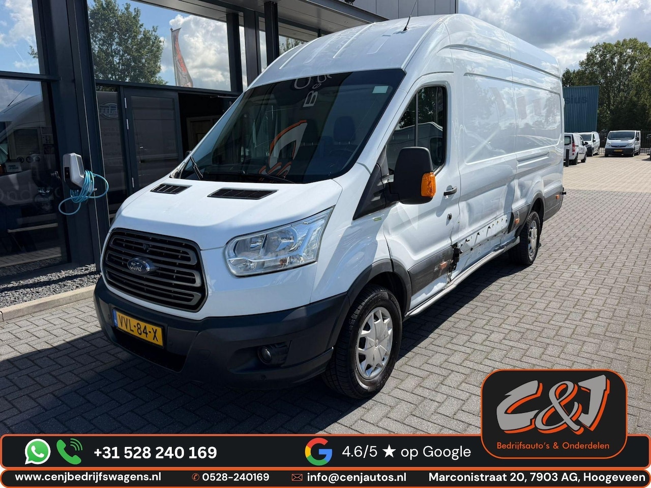 Ford Transit - 350 2.0 TDCI L3H2 Trend RWD rondom schade l airco l cruise l MARGE - AutoWereld.nl