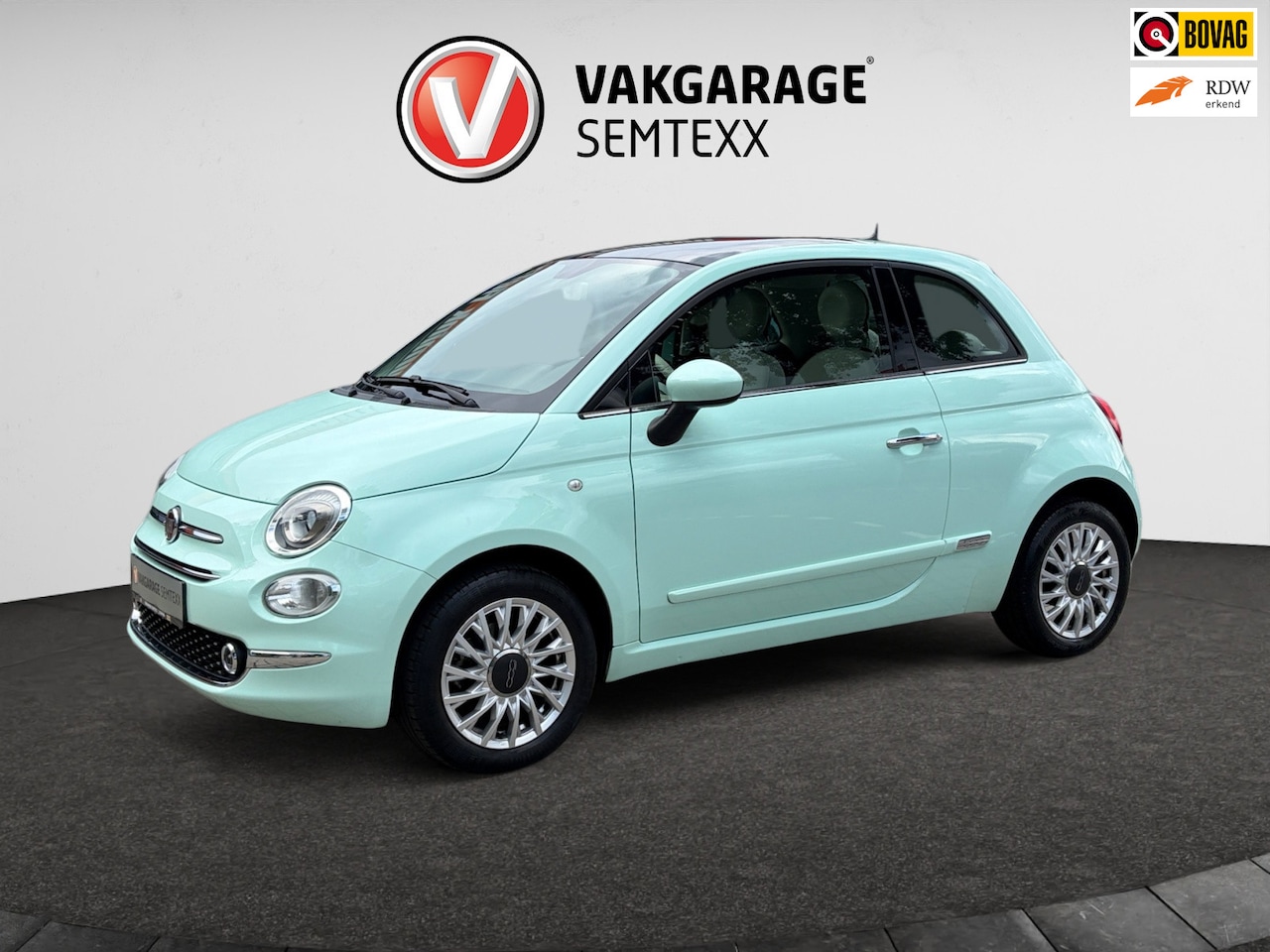 Fiat 500 - 1.2 Lounge | Airco | Cruise | Navi | Parkeersensoren Achter | Panoramadak | IsoFix | Radio - AutoWereld.nl