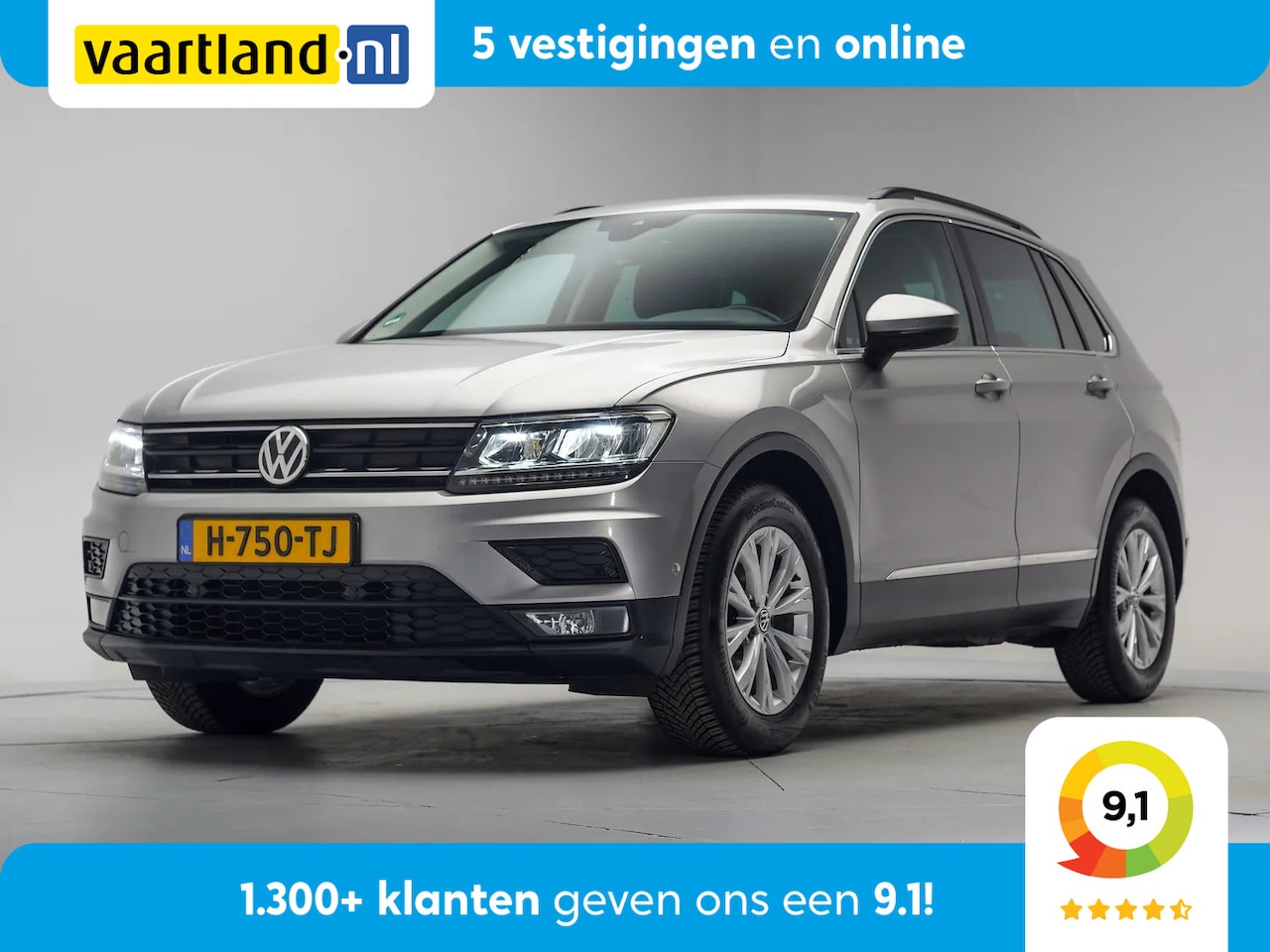 Volkswagen Tiguan - 1.5 TSI ACT 150pk Comfortline Business [ LED Adapt.cruise Camera ] - AutoWereld.nl