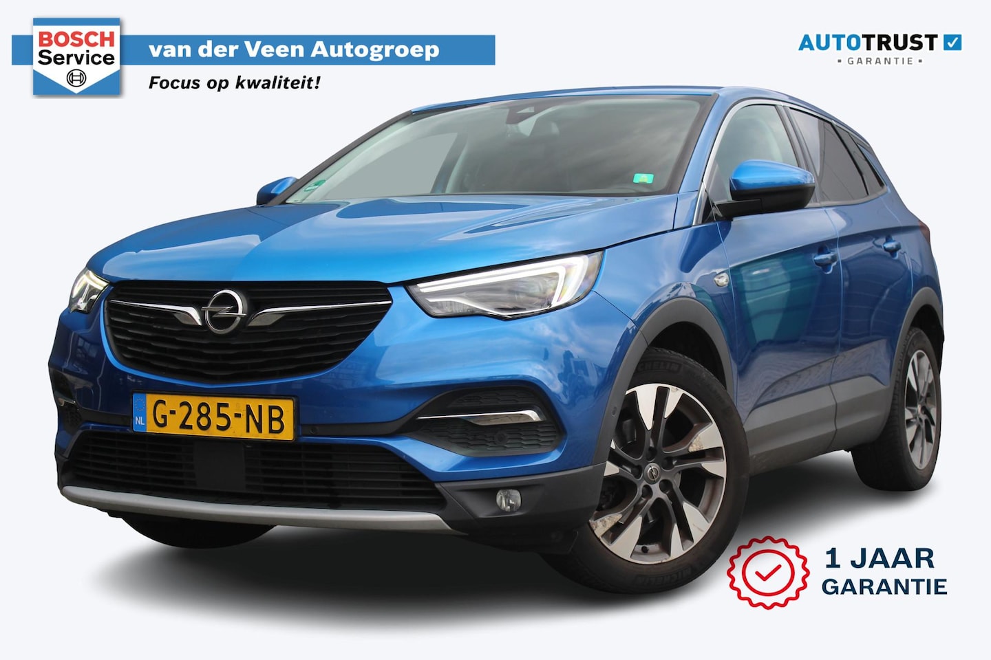 Opel Grandland X - 1.2 Turbo Business Executive | Incl. 12 maanden garantie | Elektrische kofferklep | Parkee - AutoWereld.nl