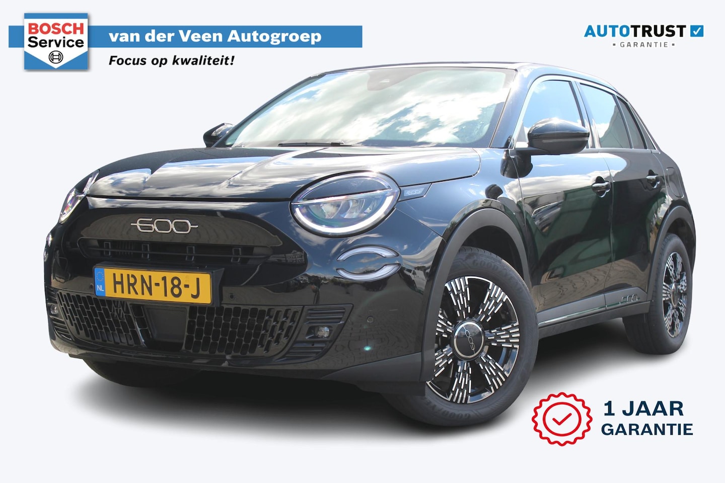Fiat 600 - 1.2 Hybrid Urban | Incl. 12 Maanden garantie | Stoelverwarming | Cruise | Airco | Apple Ca - AutoWereld.nl