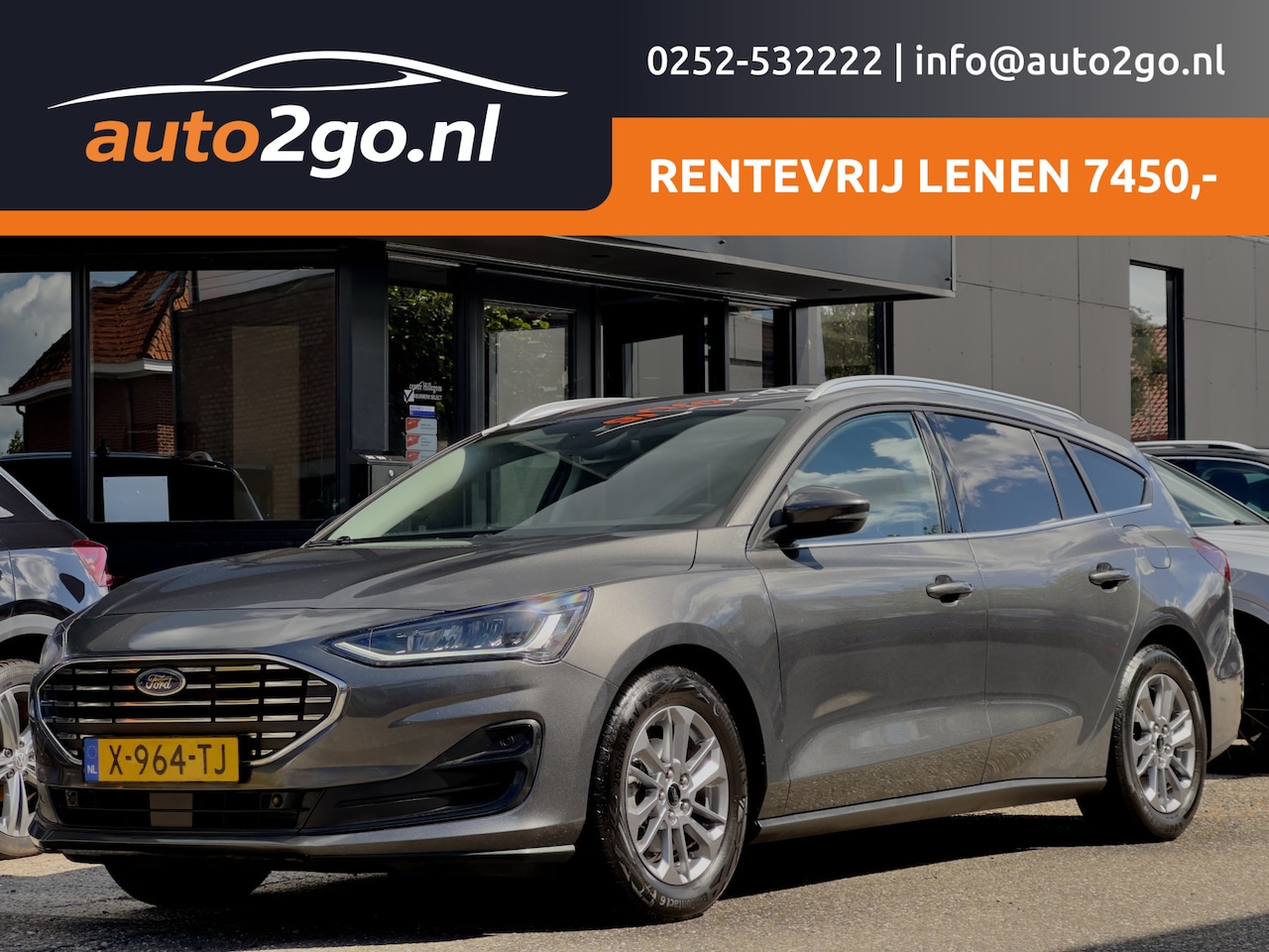 Ford Focus Wagon - 1.0 ECOBOOST HYBRID TITANIUM NAVI AIRCO APPLE-CARPLAY LED LMV PDC - AutoWereld.nl