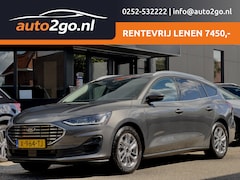 Ford Focus Wagon - 1.0 ECOBOOST HYBRID TITANIUM NAVI AIRCO APPLE-CARPLAY LED LMV PDC