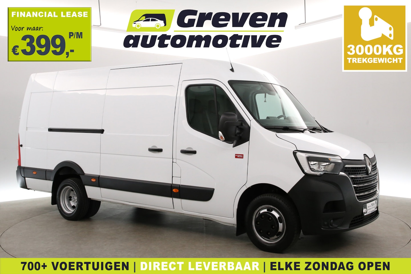 Renault Master - 2.3 dCi 145PK L3H2 N1 | Airco | Camera | Cruise | 3 Zits | Dubbellucht | 3000KG Trekgew. | - AutoWereld.nl