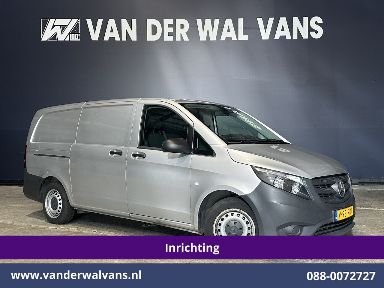 Mercedes-Benz Vito - 114 CDI 136pk RWD L2H1 Inrichting Euro6 Airco | Camera | Navigatie | Cruisecontrol | Trekh - AutoWereld.nl
