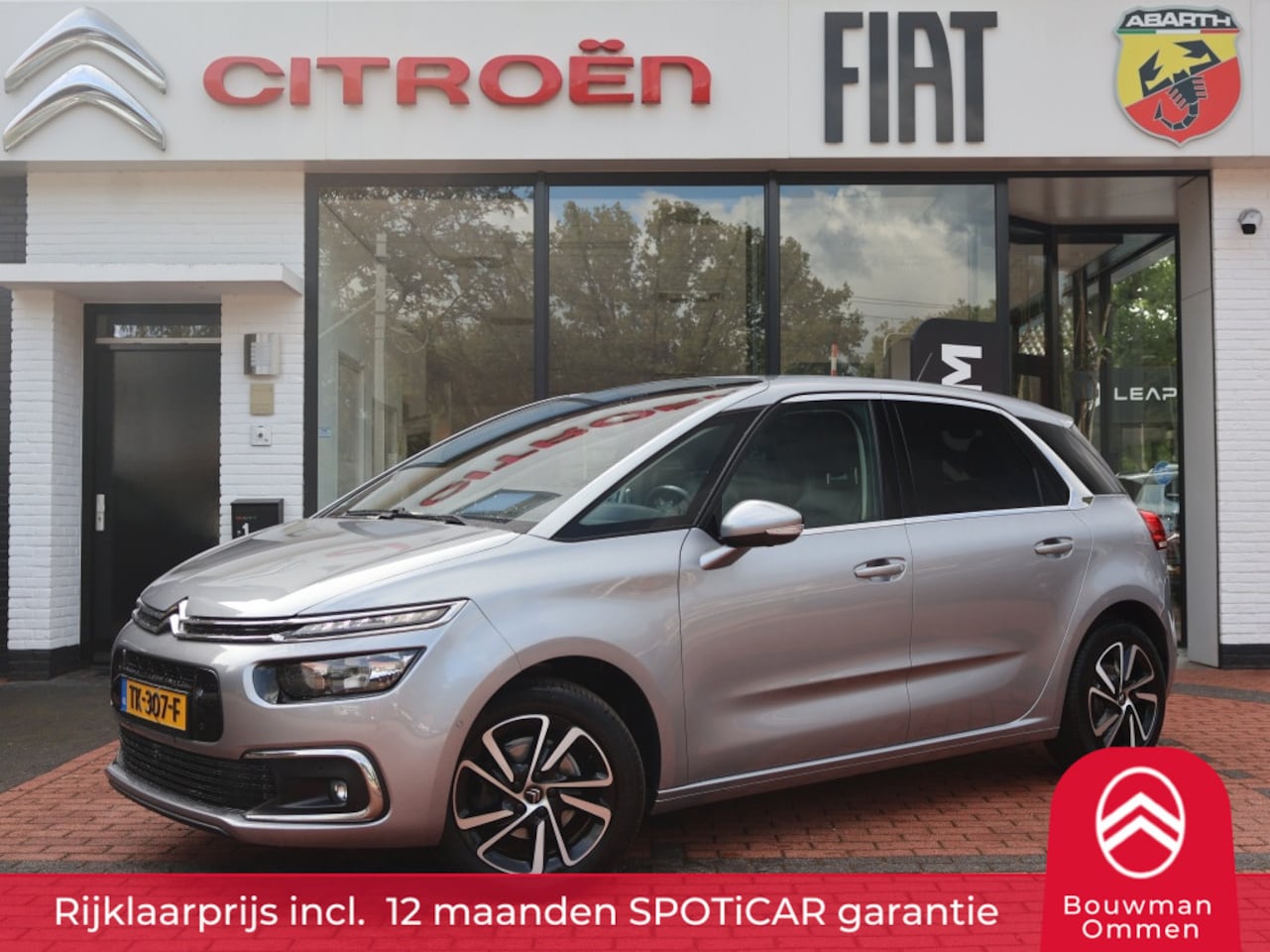 Citroën C4 SpaceTourer - PureTech 130PK S&S EAT6 Automaat Shine, Rijklaarprijs | Navigatie | 360 Camera | Trekhaak - AutoWereld.nl