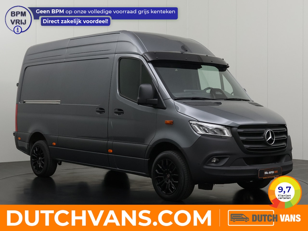 Mercedes-Benz Sprinter - 317CDi Automaat L2H2 | Led | 10" Multimedia | Navigatie | Camera | Airco | Cruise | 3-Zits - AutoWereld.nl