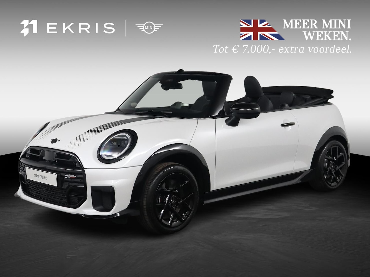 MINI Cabrio - Cooper C | JCW Uitvoering | Pakket M | Head up Display | Harman Kardon | Achteruitrijcamer - AutoWereld.nl