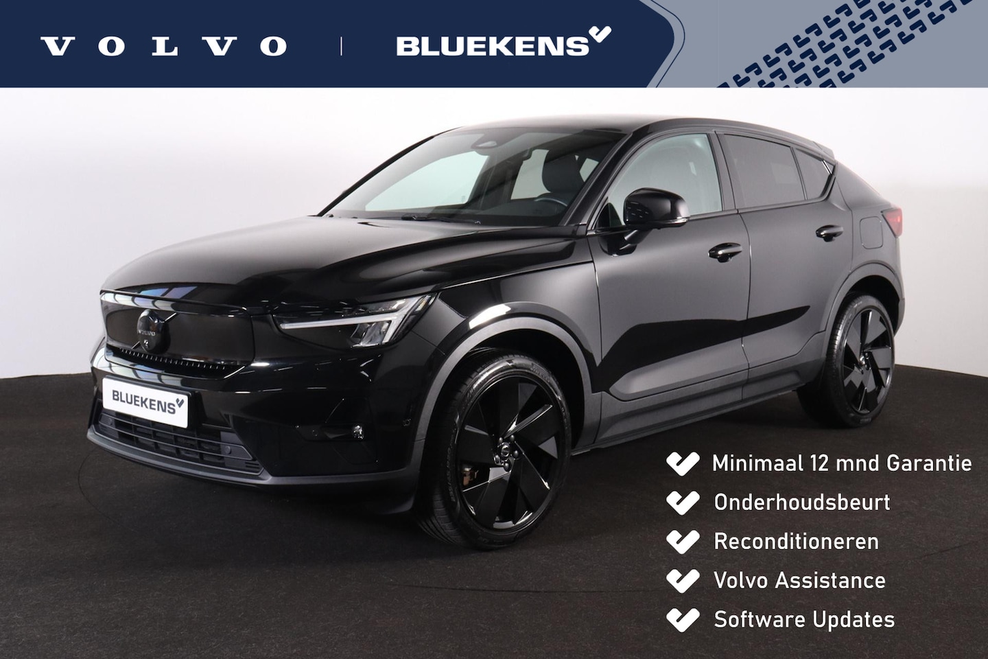 Volvo EC40 - Extended Range Ultra Black Ed. 82 kWh - Panoramadak - IntelliSafe Assist & Surround - 360º - AutoWereld.nl