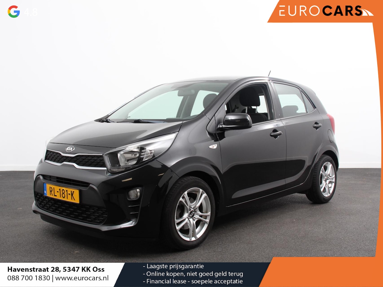 Kia Picanto - 1.0 CVVT EconomyPlusLine Airco Radio Lichtmetalen velgen Stuurbediening Elektrische ramen - AutoWereld.nl