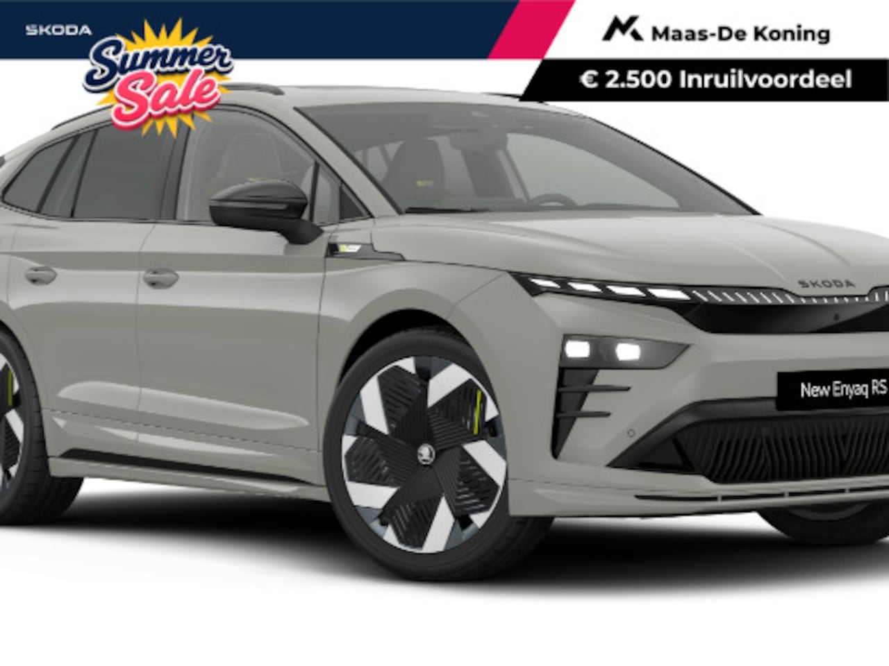 Skoda Enyaq iV - RS Elektromotor 250 kW / 340 PK SUV Elektrische 21'' vision velgen | Panoramisch schuif/ka - AutoWereld.nl