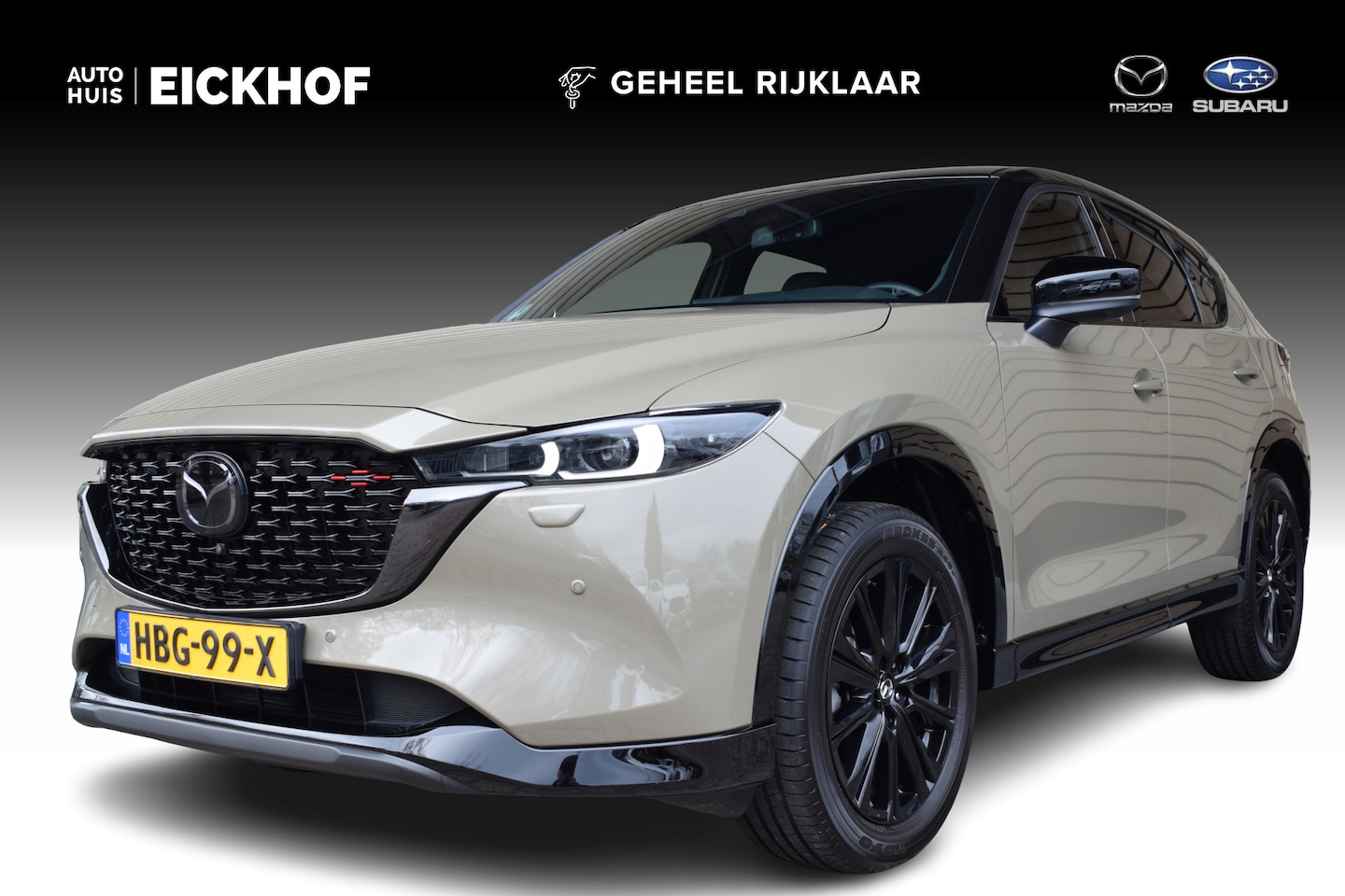 Mazda CX-5 - 2.0 e-SkyActiv-G M Hybrid 165 Homura - Comfort Pack - Black Edition - Trekhaak - AutoWereld.nl
