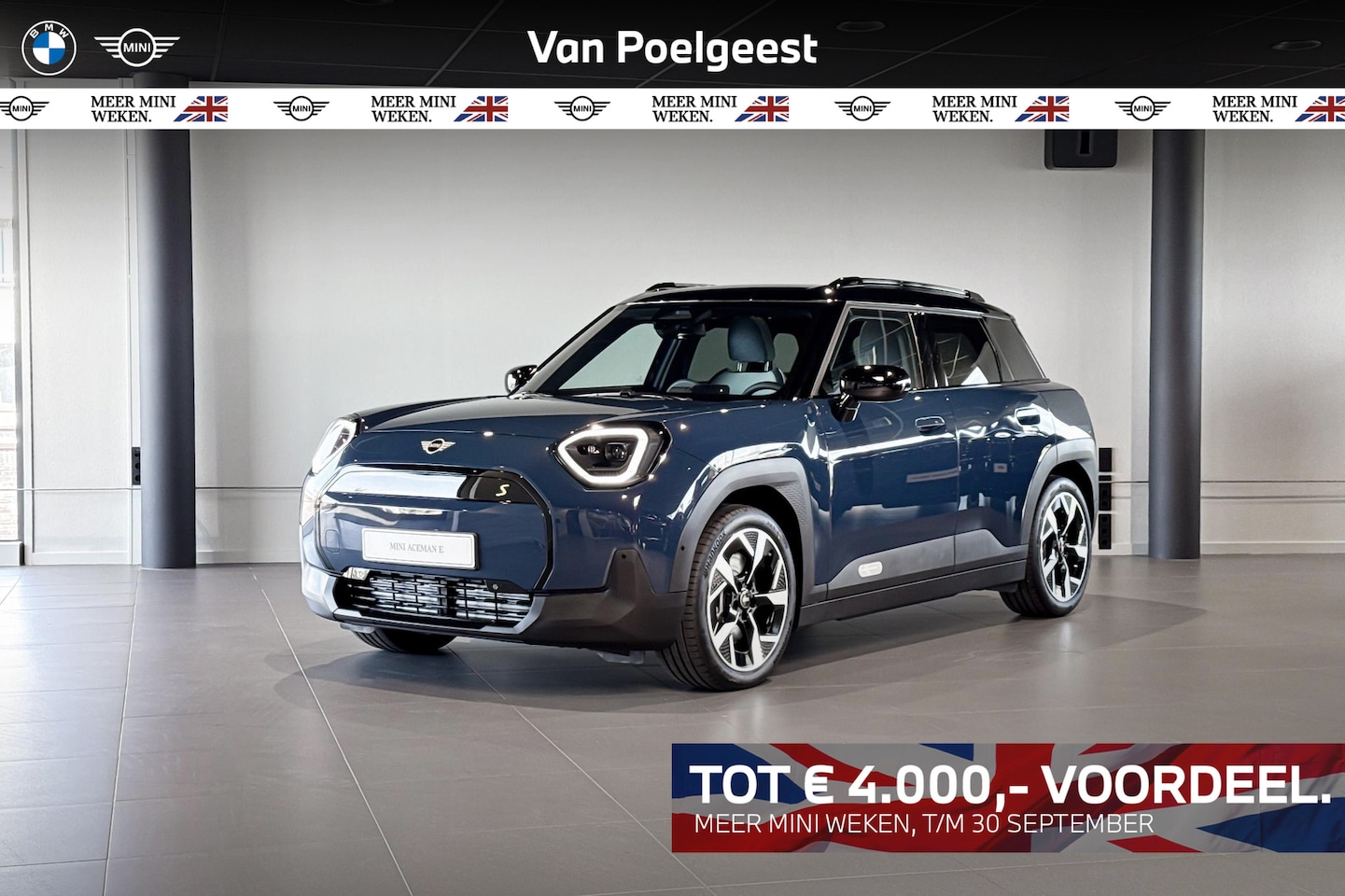 MINI Aceman - SE Classic M 54.2 kWh | Glazen Panoramadak | Stoelverwarming | Comfort Access | Head-Up Di - AutoWereld.nl