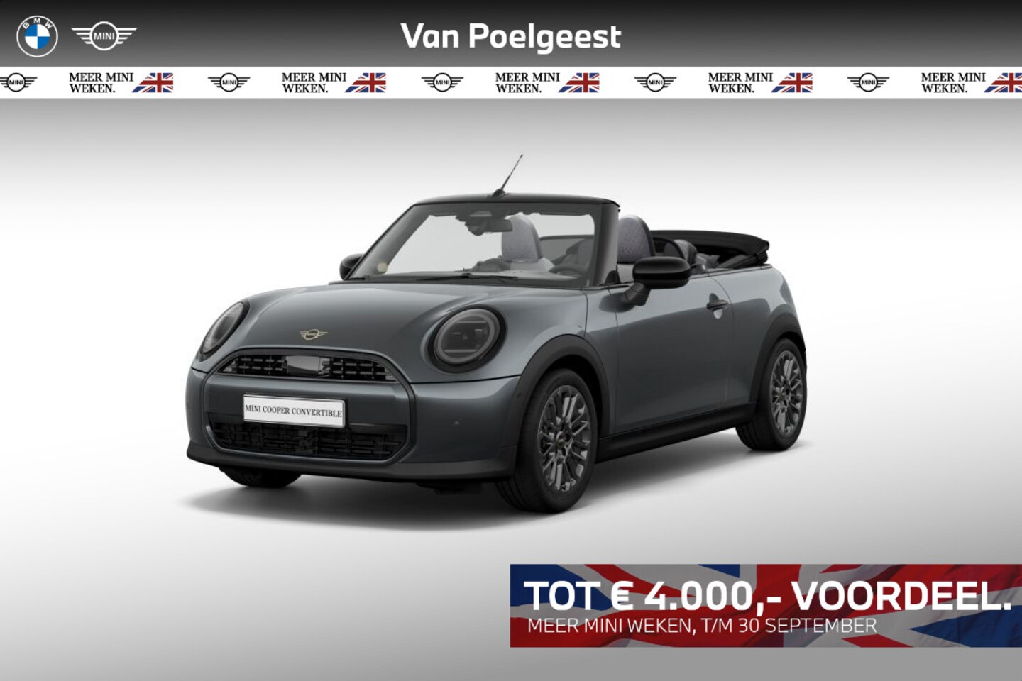 MINI Cabrio - Cooper 2.0 Cooper C Classic M | 17 Inch U-Spoke grey | Meer MINI Weken 7000 - AutoWereld.nl