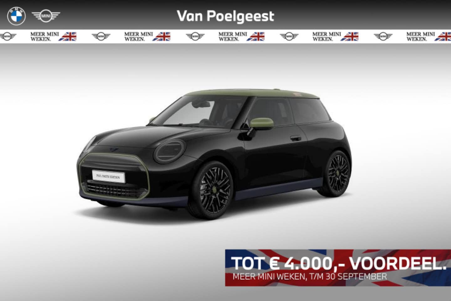 MINI 3-Deurs - Cooper E Paul Smith Edition M | Meer MINI Weken 4000 - AutoWereld.nl