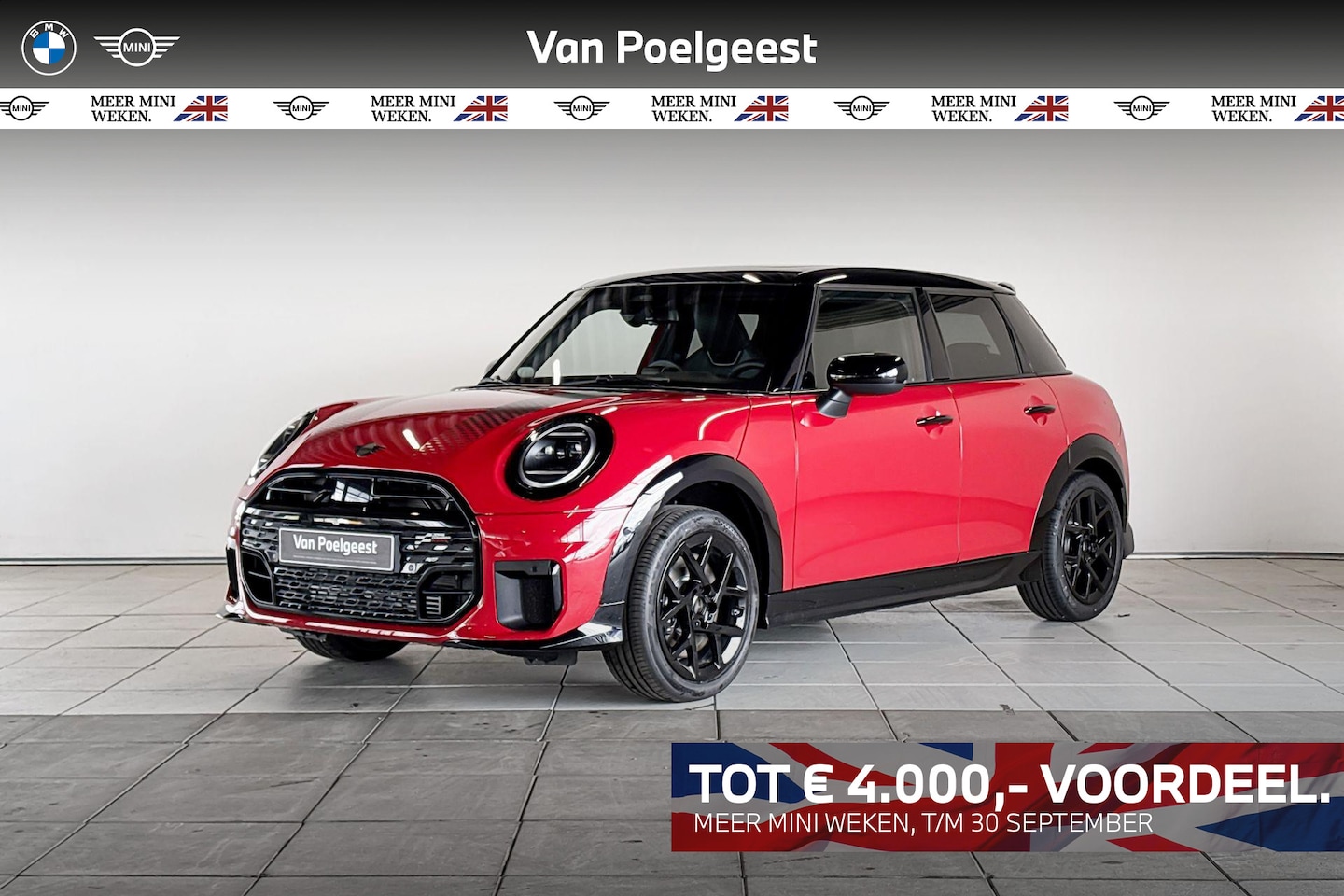 MINI 5-Deurs - Cooper 1.5 Cooper C John Cooper Works M | 17 inch John Cooper Works Sprint Spoke black | M - AutoWereld.nl