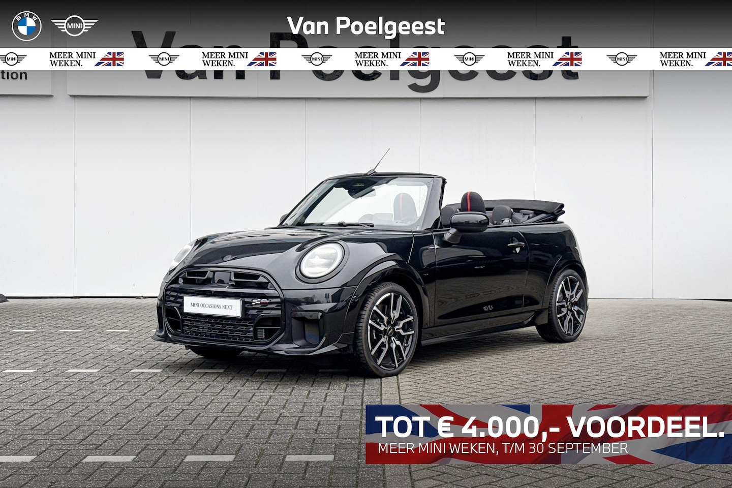 MINI Cabrio - 2.0 Cooper C John Cooper Works Pakket XL | Meer MINI Weken 7000 - AutoWereld.nl