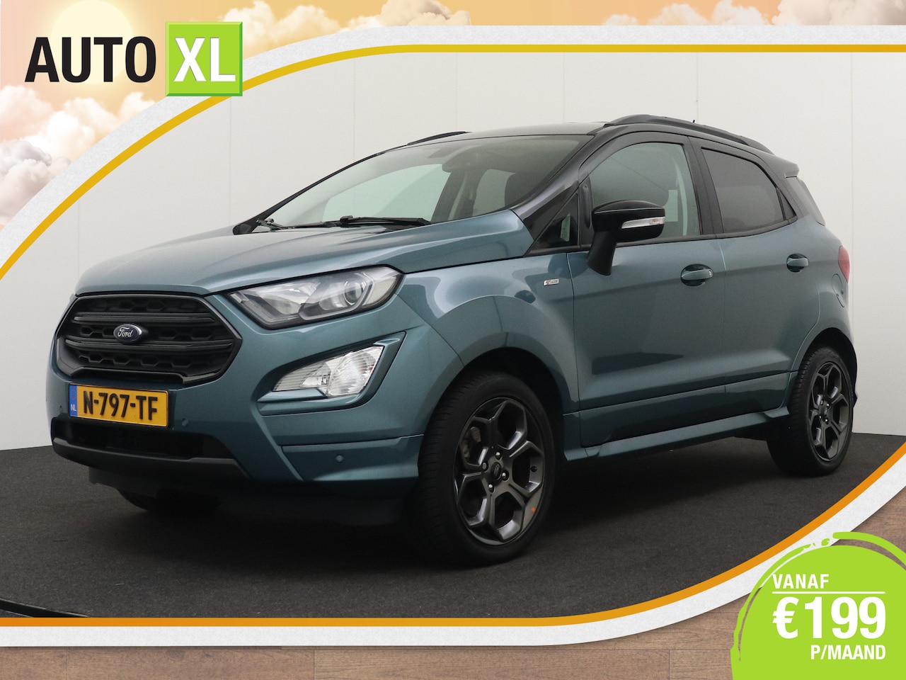 Ford EcoSport - 1.0 EcoBoost ST-Line Black Trekhaak Camera Carplay - AutoWereld.nl