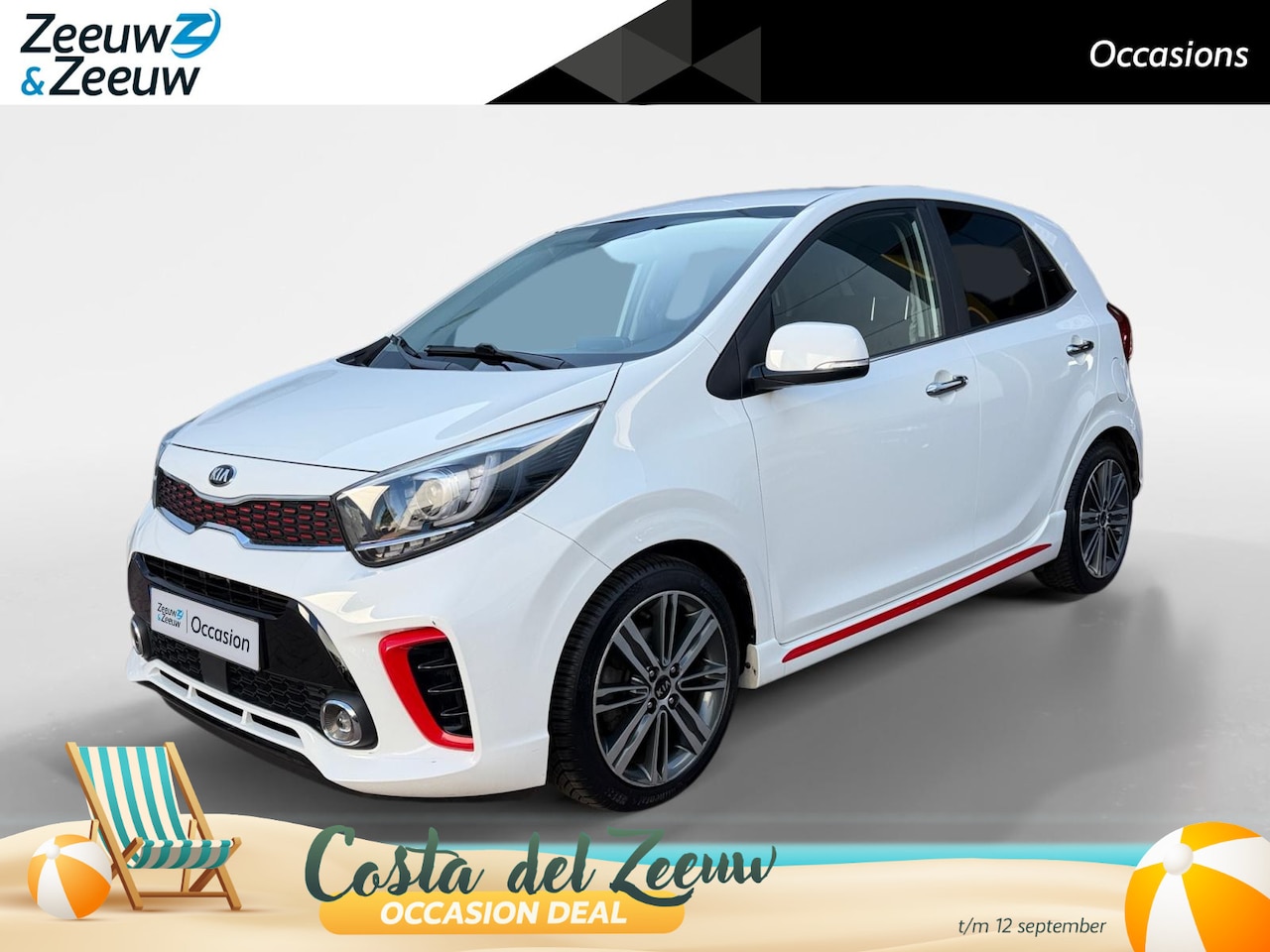 Kia Picanto - 1.2 GT-Line | Zeer compleet | Navigatie | Achteruitrijcamera | Stoel & stuurverwarming | C - AutoWereld.nl