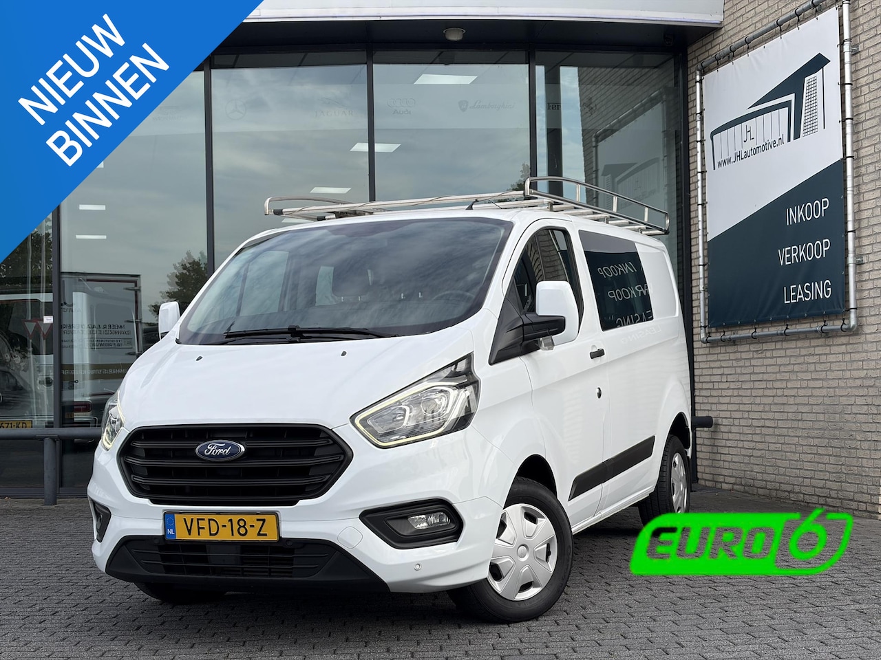 Ford Transit Custom - 300 2.0 TDCI L2H1*DUBBEL CAB*A/C*CRUISE*HAAK*6-P* - AutoWereld.nl