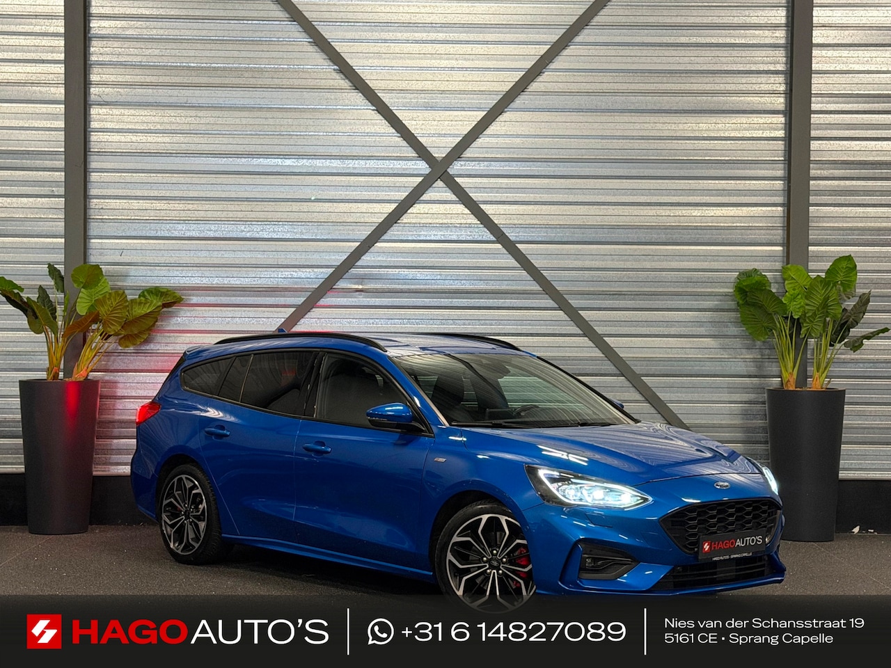 Ford Focus Wagon - 1.5 EcoBoost ST Line AUT/NAVI/LED/B&O/HALF-LEDER/CARPLAY/LANE-ASSIST/CAMERA/PDC/STOEL+STUU - AutoWereld.nl