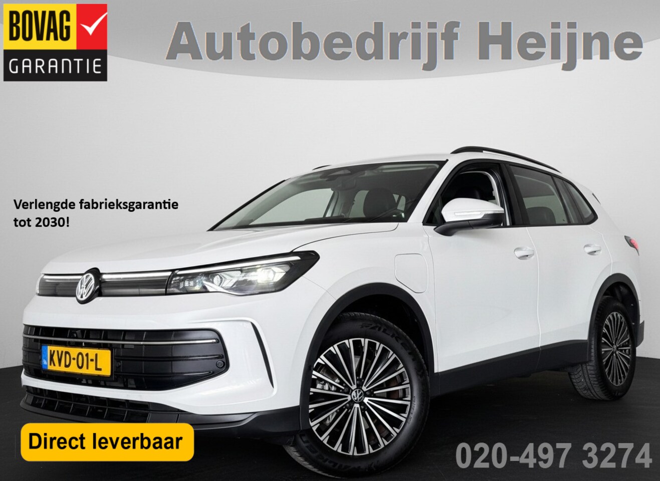 Volkswagen Tiguan - 1.5 TSI 204PK eHybrid DSG LIFE 360°CAMERA/HARMAN-KARDON/HEAD-UP/TREKHAAK *Fabrieksgarantie - AutoWereld.nl
