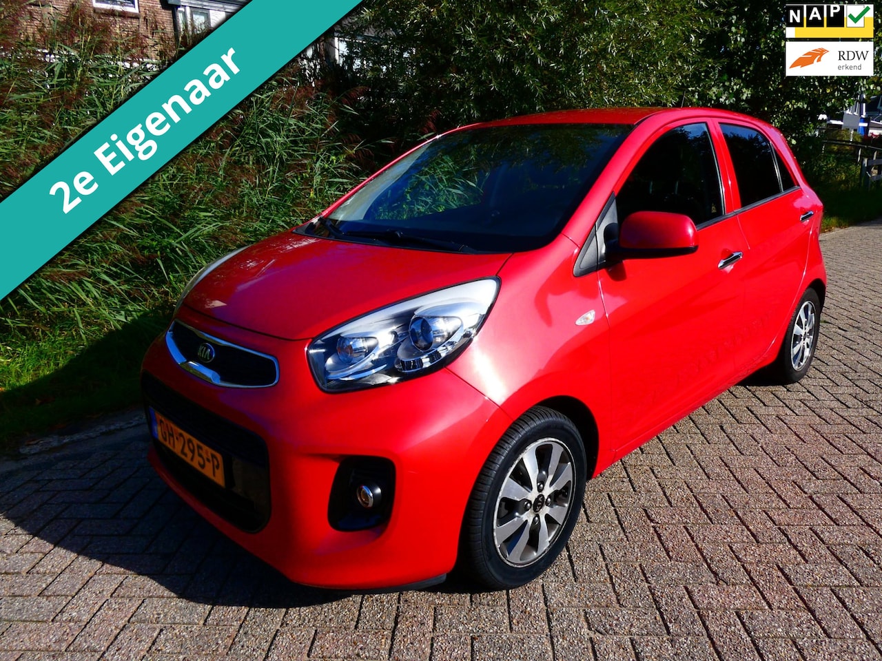 Kia Picanto - 1.0 CVVT 5-deurs 2e eig. 157.000km. Clima Cruise LED Zuinig - AutoWereld.nl