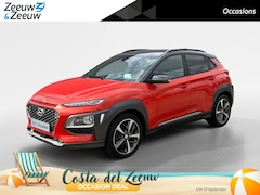 Hyundai Kona - 1.0T Premium | Elek. stoelverstelling | Stoelverwarming | Navi | Leder