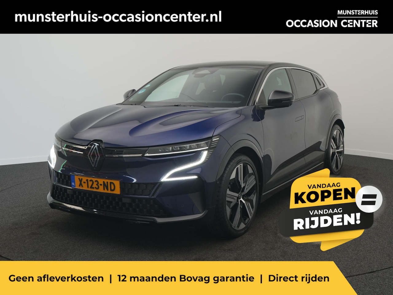 Renault Mégane E-Tech - EV60 Optimum Charge Iconic - Harman Kardon Premium Audio - Lederen bekleding - 360 Graden - AutoWereld.nl