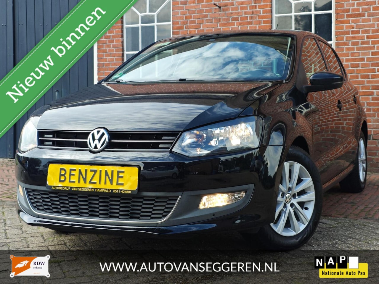 Volkswagen Polo - 1.2 BlueMotion - Garantie / Cruise / Clima - AutoWereld.nl