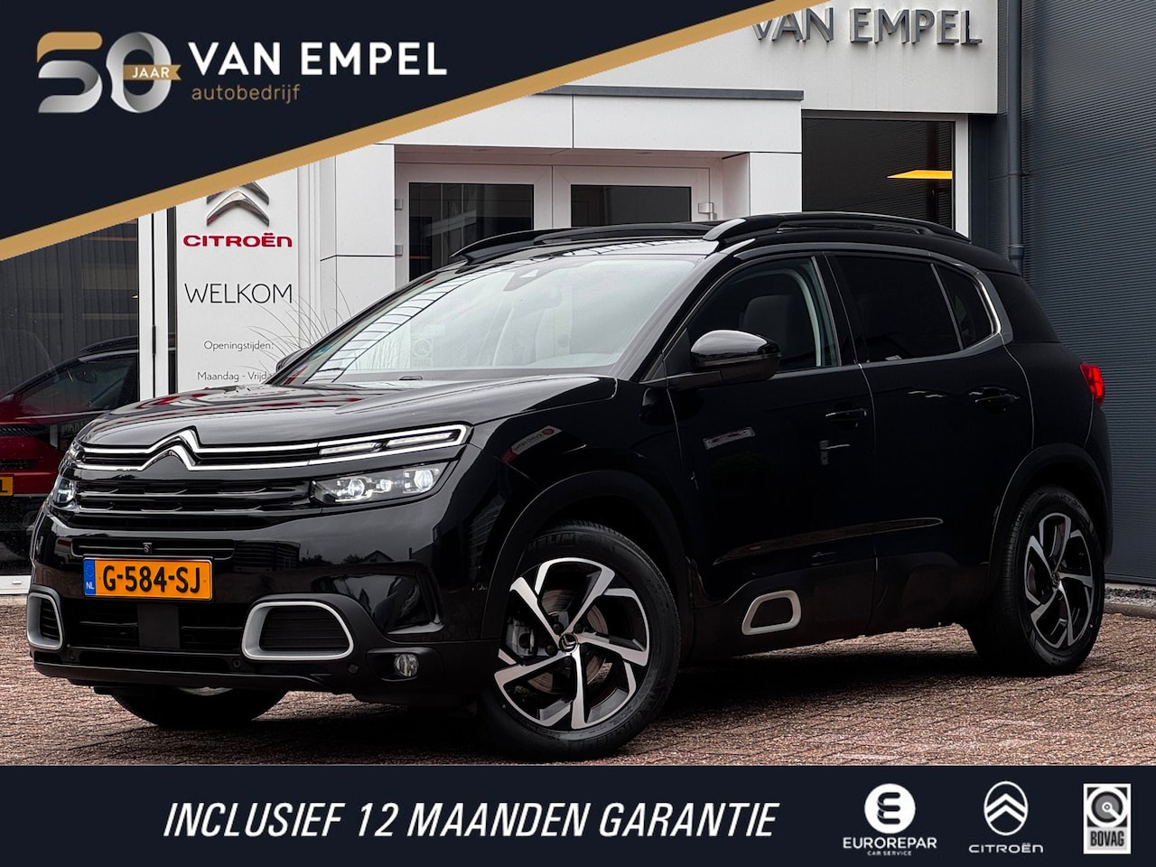 Citroën C5 Aircross - 1.6 PureTech Feel | Trekhaak | Panoramadak | Stoelverwarming | Citroen dealer onderhouden - AutoWereld.nl