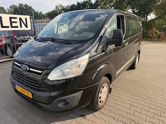 Ford Transit Custom - 270 2.2 TDCI L1H1 Trend DUBBEL CABINE NAVI l CRUISE l Airco l TREKHAAK GEEN AFTRAPBUS keur