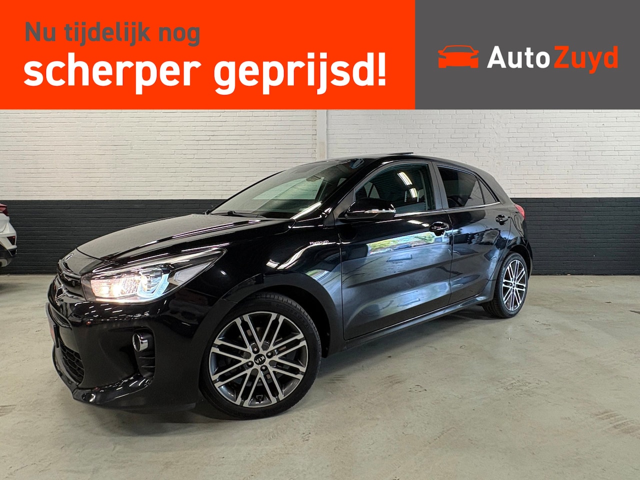 Kia Rio - 1.0 TGDI Platinum Edition | LED | Schuifdak | 17"| NAVI | Leder - AutoWereld.nl