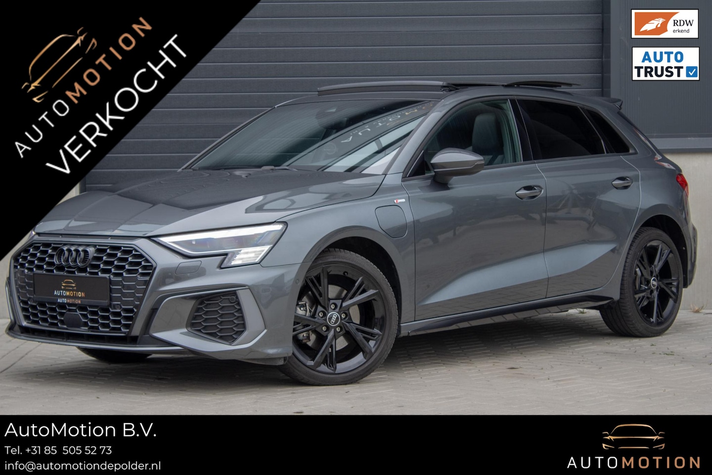 Audi A3 Sportback - 40 TFSIe S line PANO MAXTON MATRIX MASSAGE KEYLESS - AutoWereld.nl