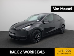 Tesla Model Y - Performance AWD 75 kWh | BTW AUTO | PANODAK | 21 INCH VELGEN | 360 CAMERA | STOEL-STUURWIE