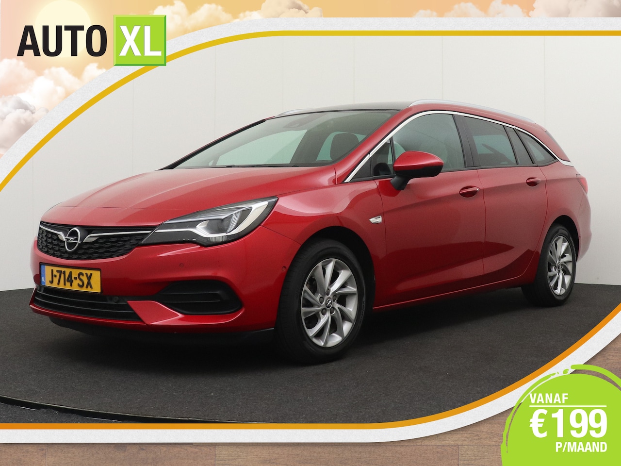 Opel Astra Sports Tourer - 1.2 131 PK Elegance Half-Leder Carplay Dodehoek - AutoWereld.nl