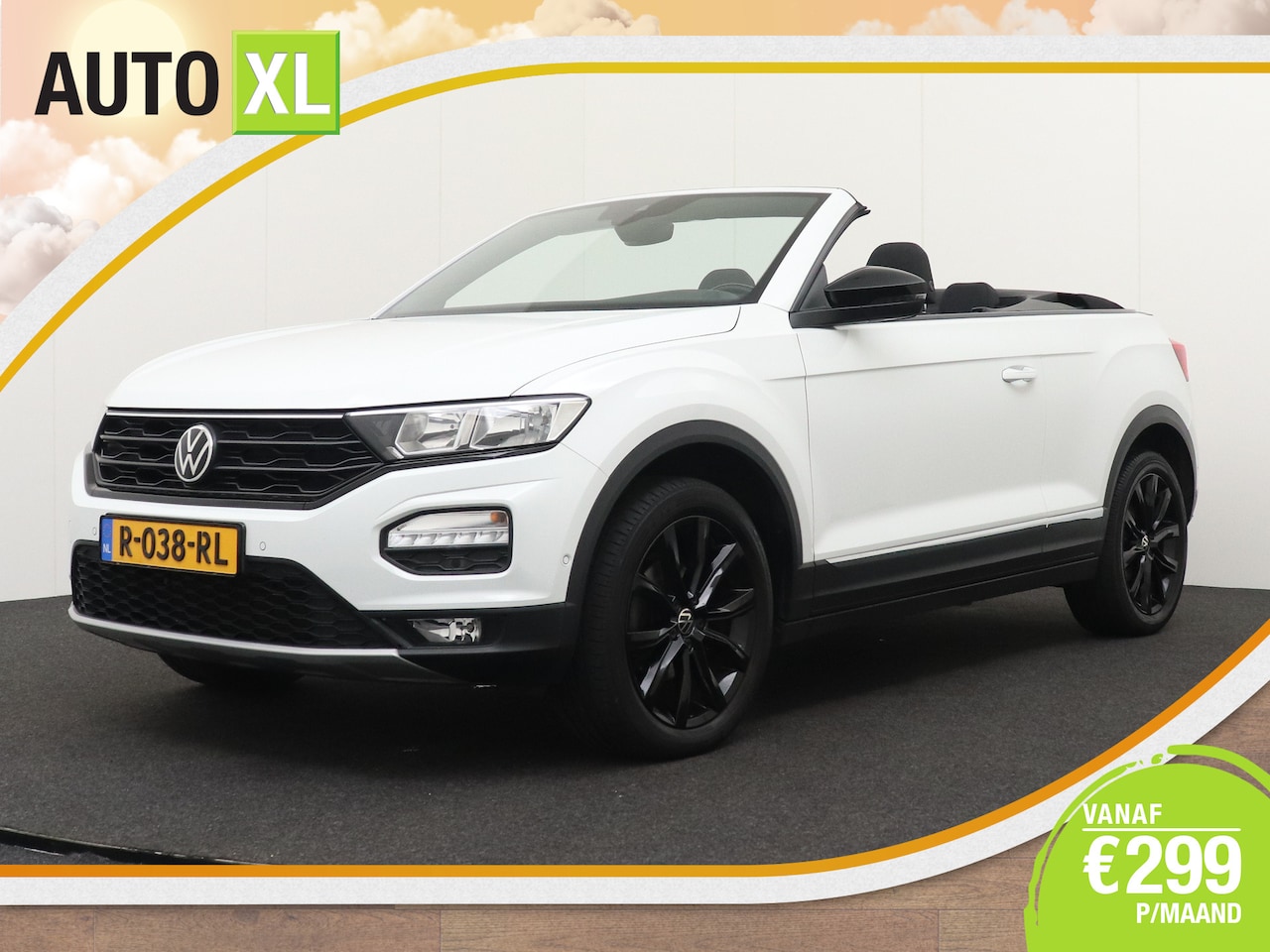 Volkswagen T-Roc Cabrio - 116 PK BlackLine Camera Adap.Cruise Stoelverw. 18'LMV - AutoWereld.nl