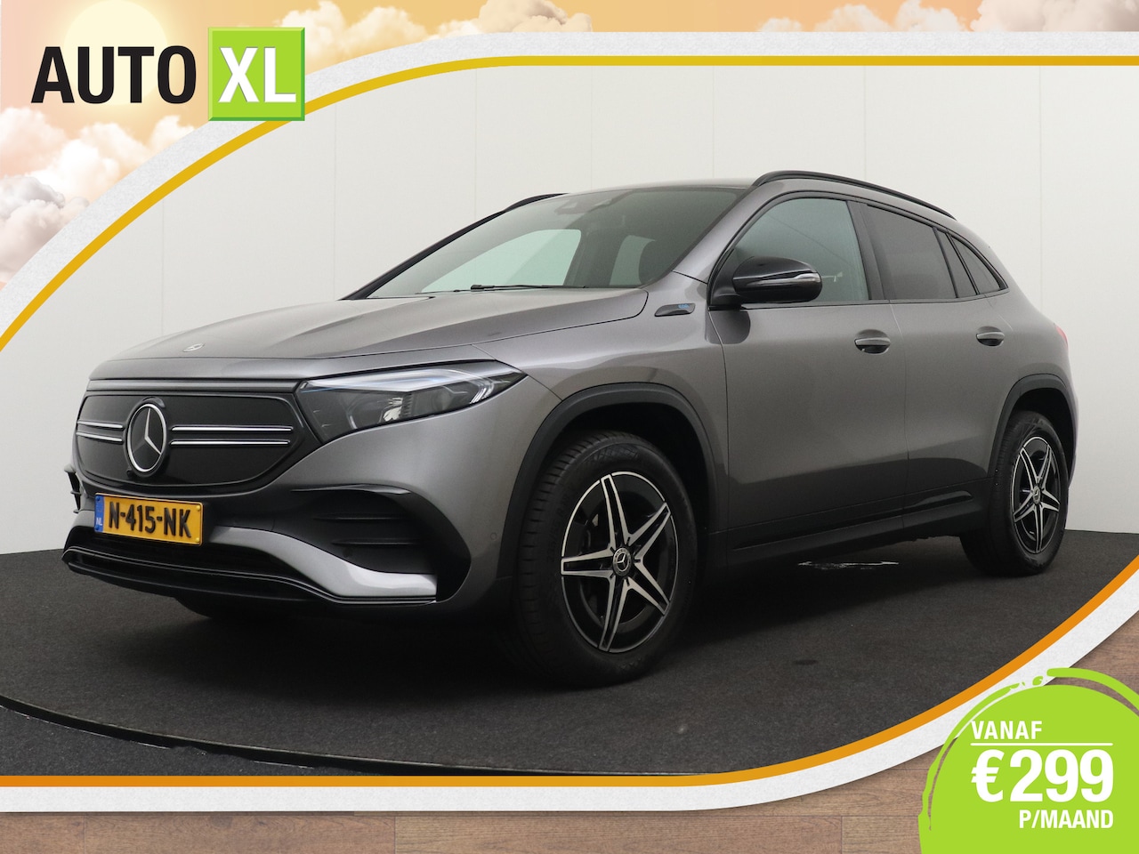 Mercedes-Benz EQA - 250 AMG Night-Pack 67 kWh (95%SOH) Camera Navi Carplay LED - AutoWereld.nl